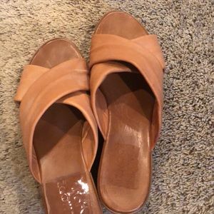 Mix Mooz platform wedge sandals size 39